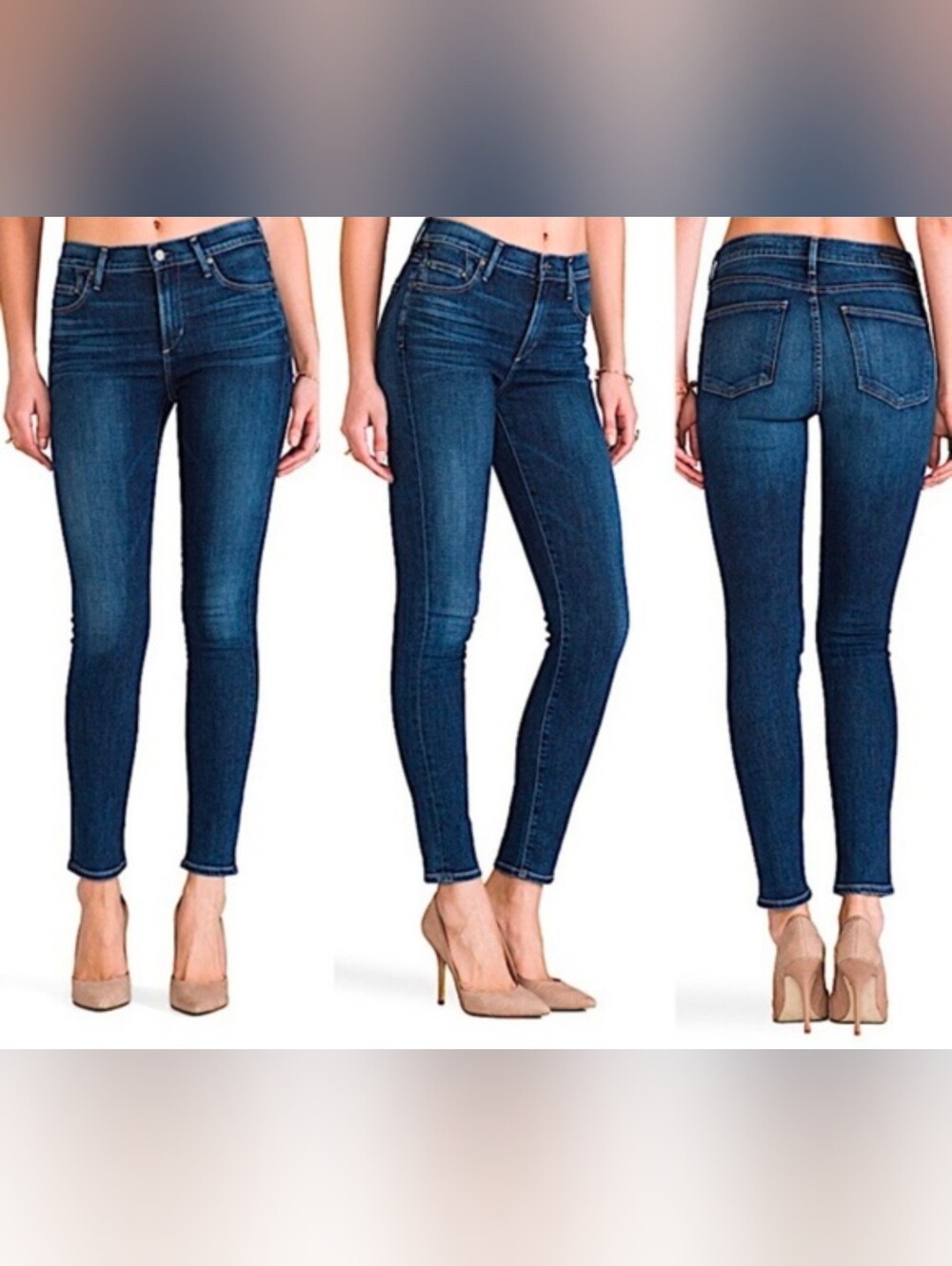 Citizens Of Humanity Mid-Rise Indigo Skinny Jeans